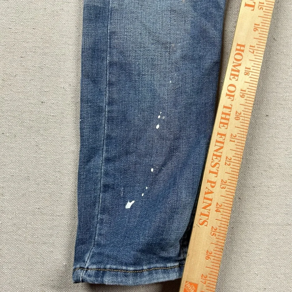Levis 510 Jeans Mens 30x30 (fits 28x28) Slim Fit Ankle Punk Skinny Distressed